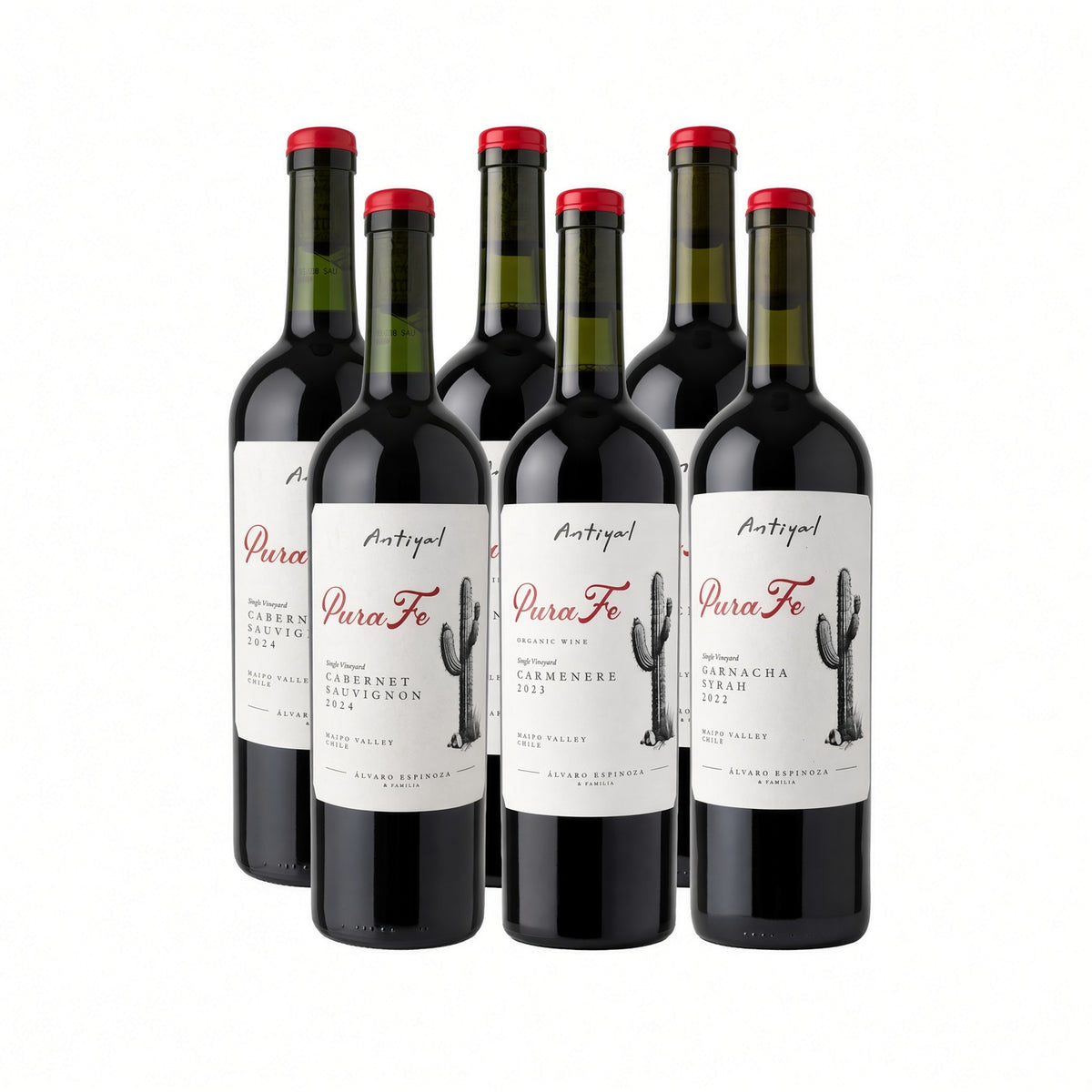 Colección Vinos Pura Fe x6