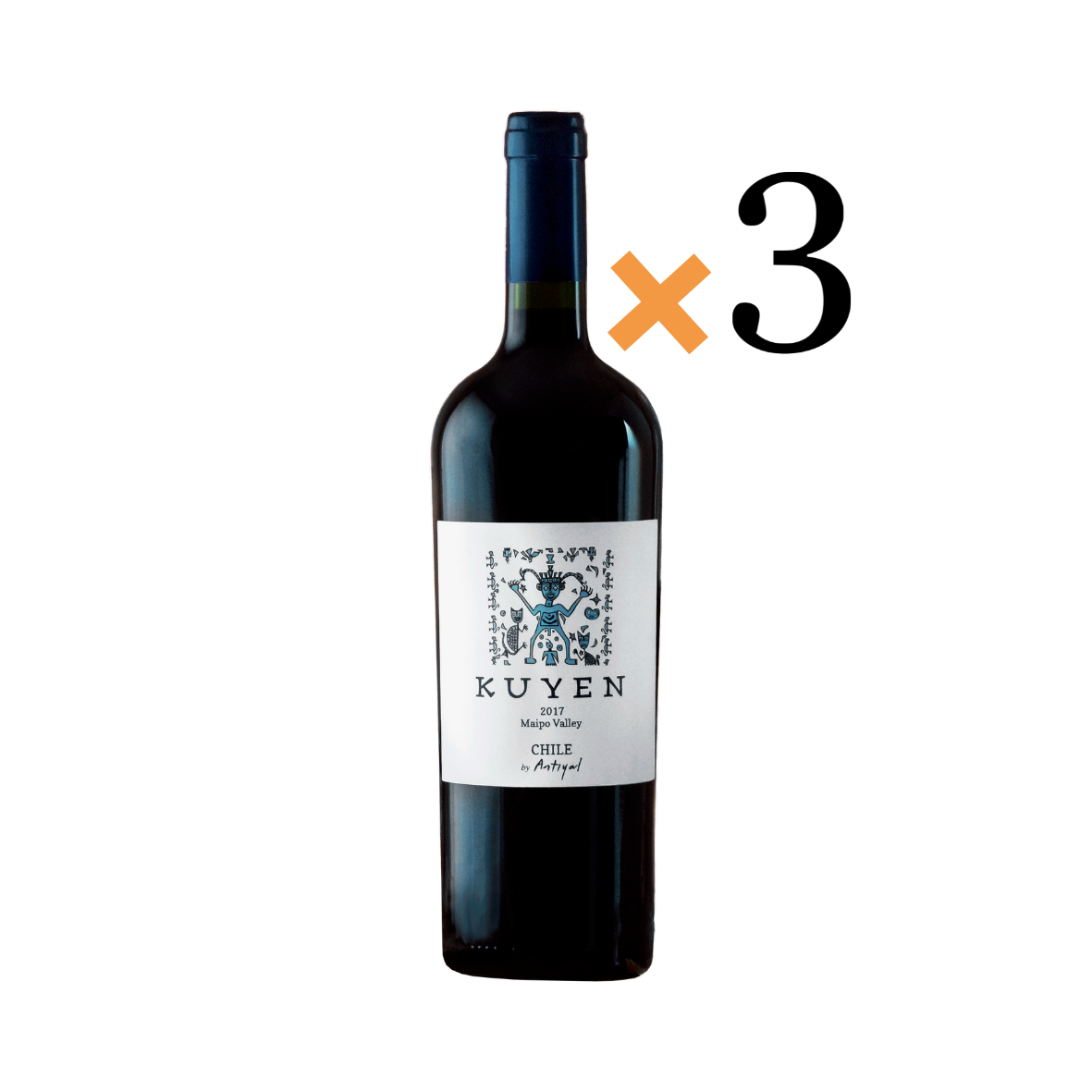 Kuyen Blend 2020 Caja 3 botellas