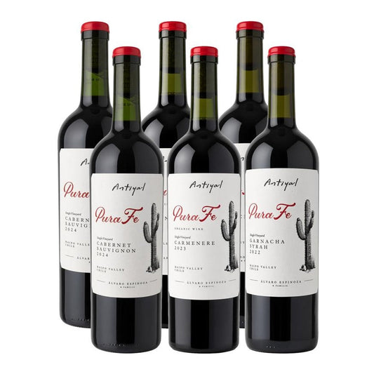 Colección Vinos Pura Fe x6