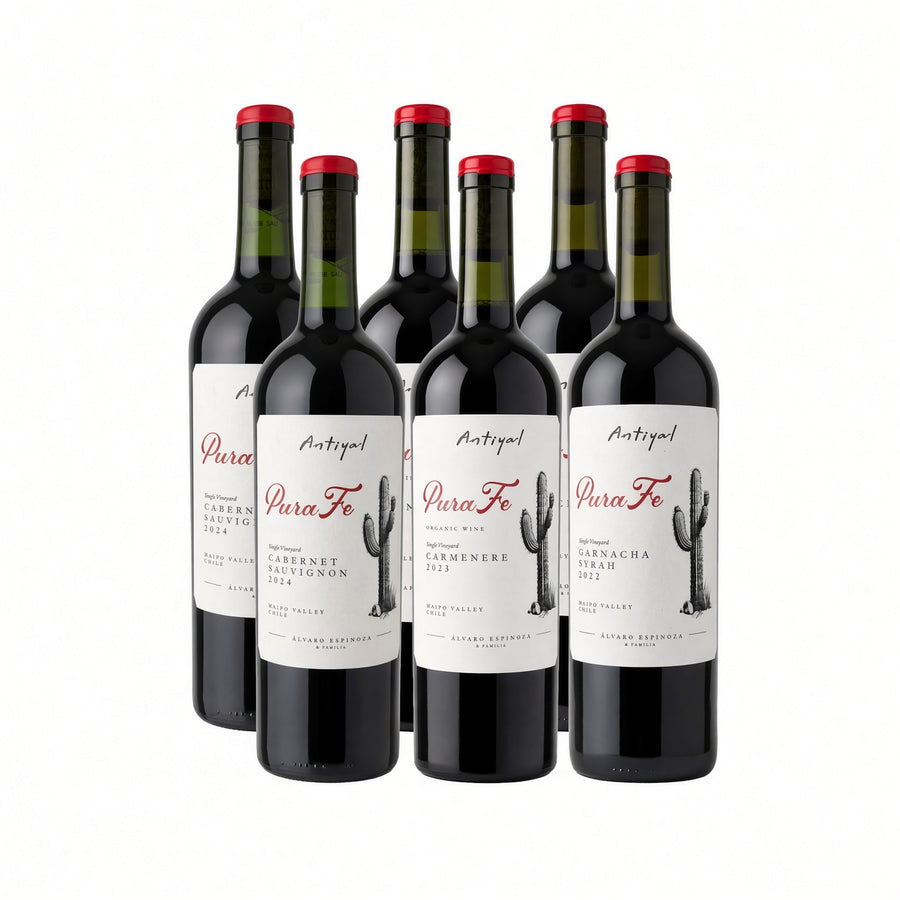 Colección Vinos Pura Fe x6