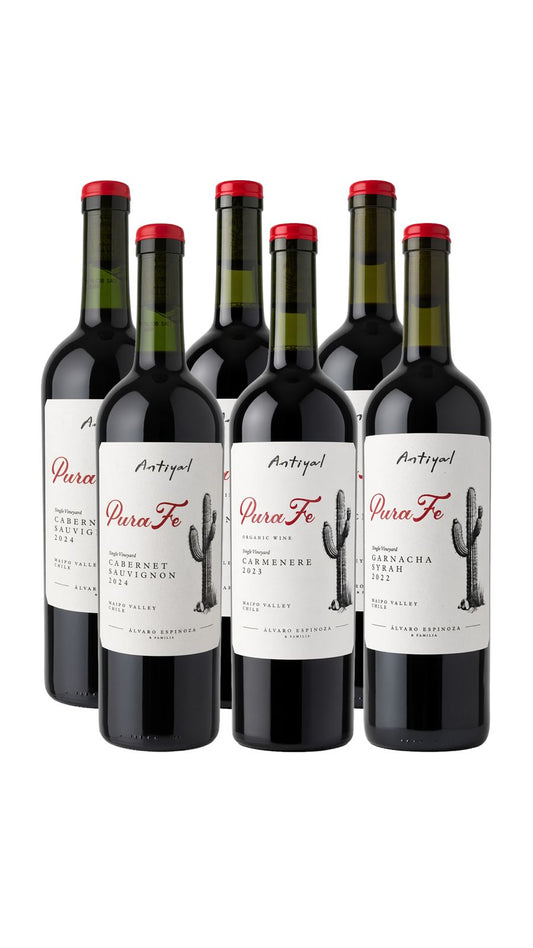 Colección Vinos Pura Fe x6