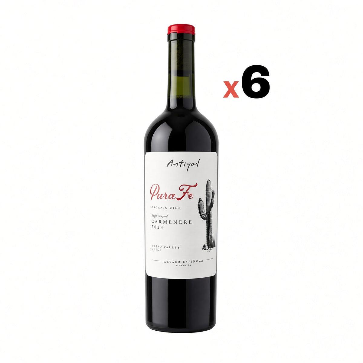 Pura Fe Carmenere Caja 6 botellas