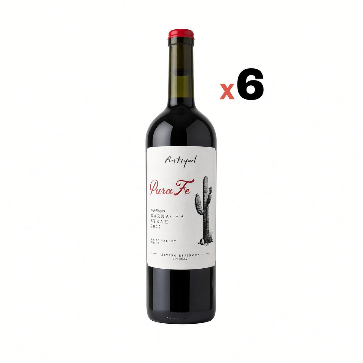Pura Fe Garnacha Syrah Caja 6 botellas