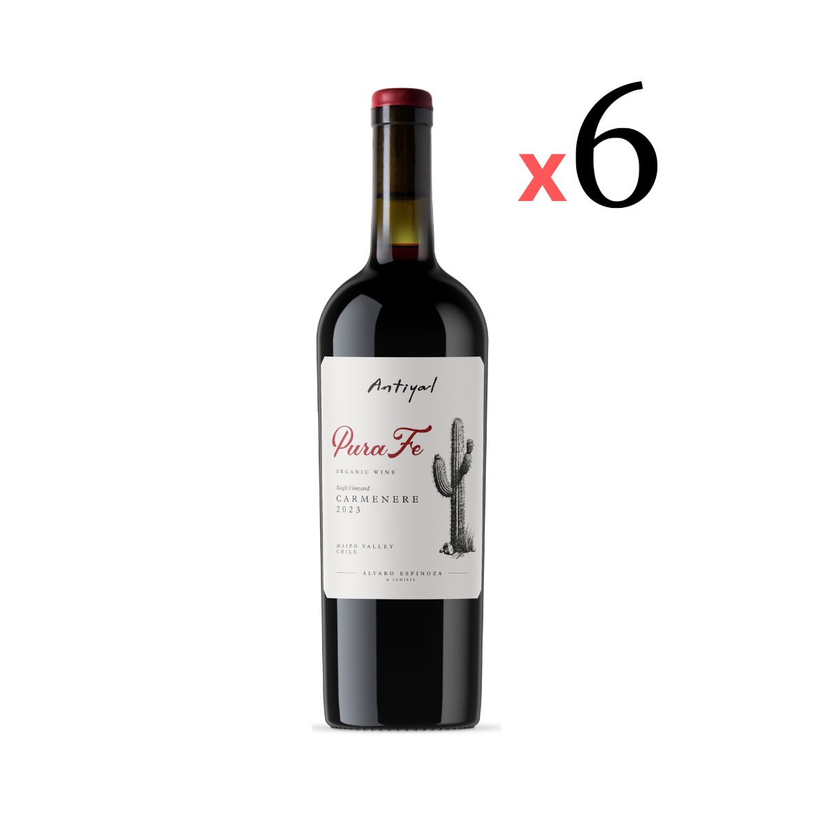 Pura Fe Carmenere Caja 6 botellas