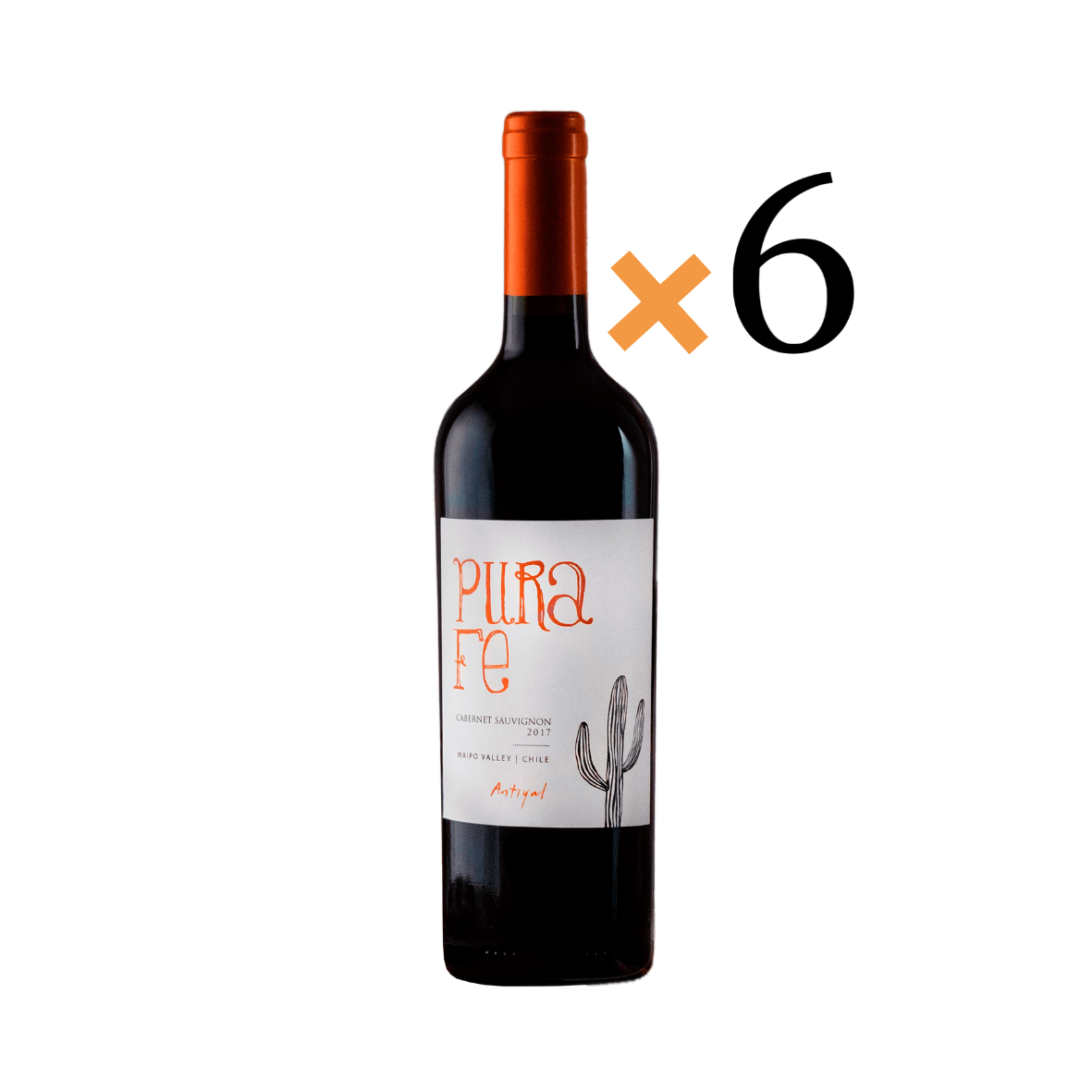 Pura Fe Cabernet Sauvignon Caja 6 botellas