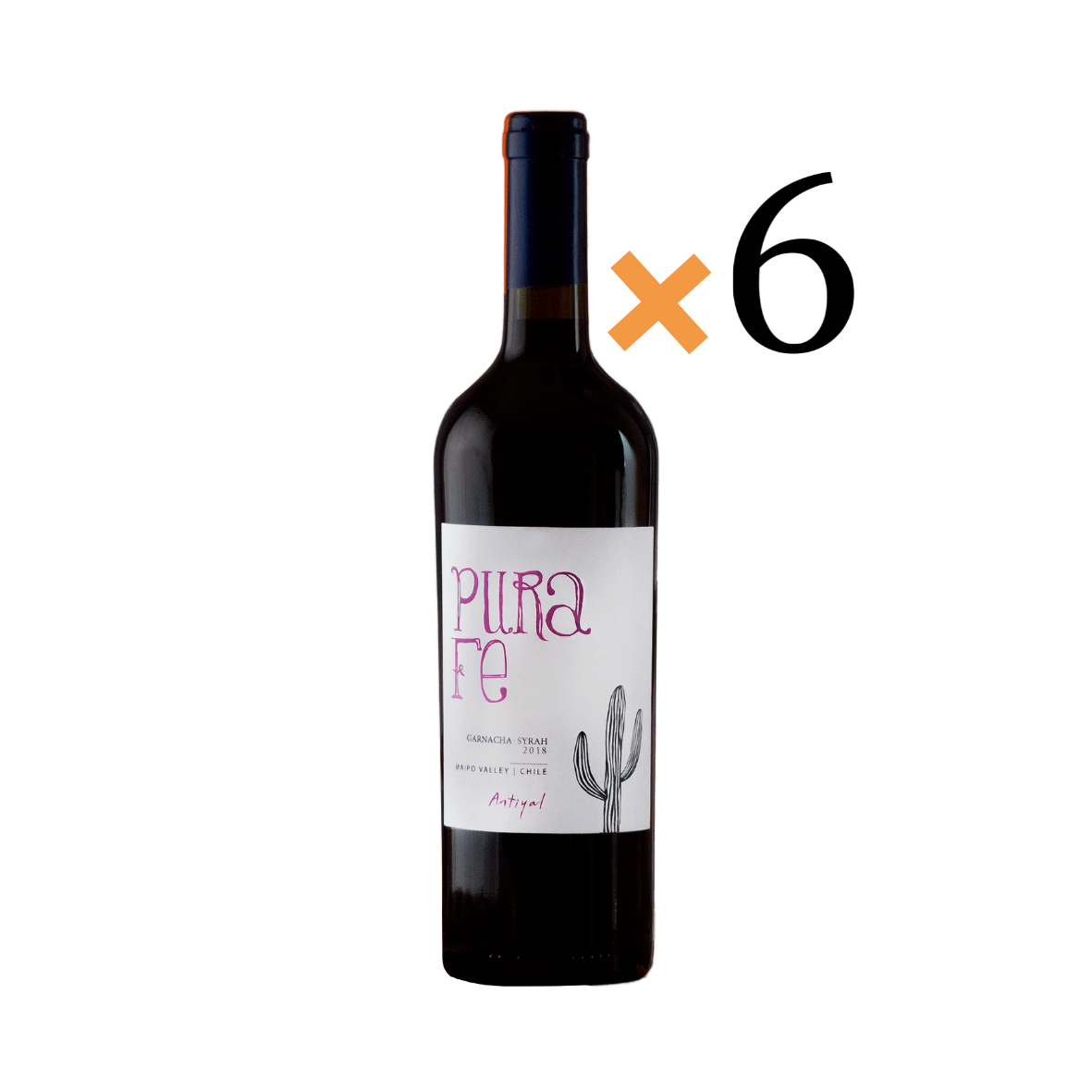 Pura Fe Garnacha Syrah Caja 6 botellas