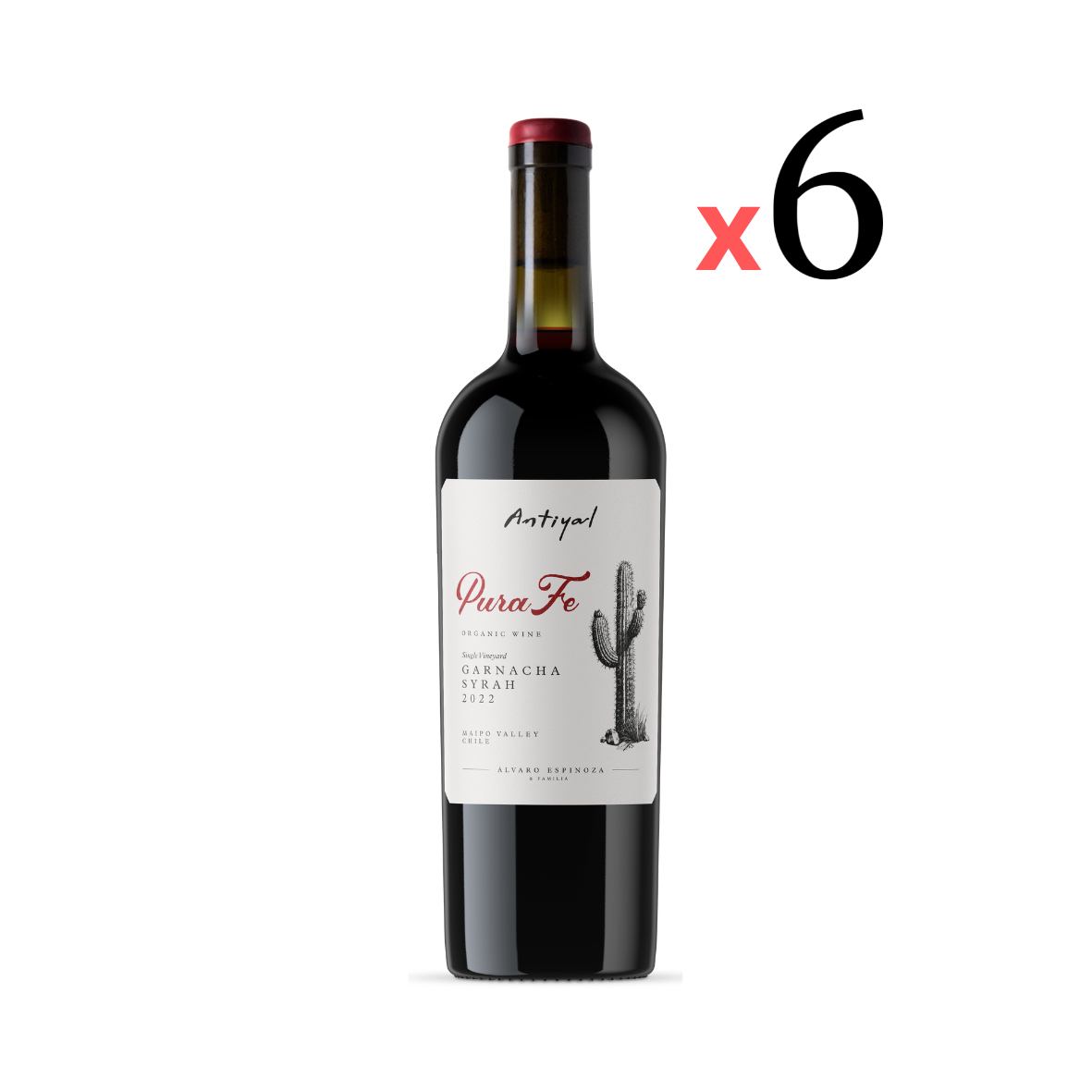 Pura Fe Garnacha Syrah Caja 6 botellas